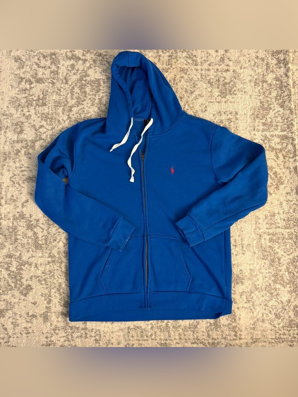 Men’s 3XL Polo Ralph Lauren Royal Blue With Red Pony Hoodie
